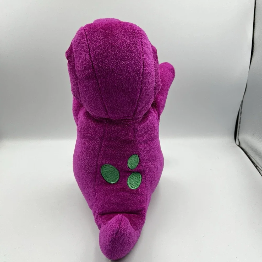 Vintage‎ Fisher Price Mattel Barney 2001 Interactive Plush Works Talks Lights Up